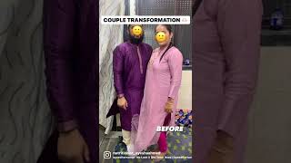 Couple Transformation! 🔥#weightlosstransformation #couplegoals #coupletransformation