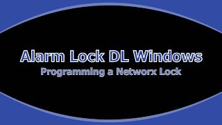 Programming a networx lock