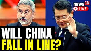 EAM S. Jaishankar Meets  His Chinese Counterpart Qin Gang At G20 Foreign Ministers' Meeting | News18
