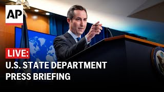 LIVE: U.S. State Department press briefing after Hamas accepts Gaza cease-fire proposal