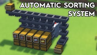 Minecraft Full Automatic Sorting System - 1.20+