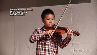 Dennis Lin,  Violin: Moto Perpetuo by Hugh Colledge