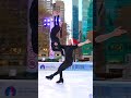 Happy Holidays! An on-ice sleigh ride over Times Square, starring Oona and Gage Brown!