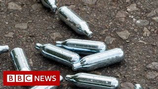 Warning over supersize laughing gas cannisters in UK - BBC News