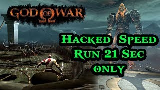 God of War Hacked Speed Run Within 21sec