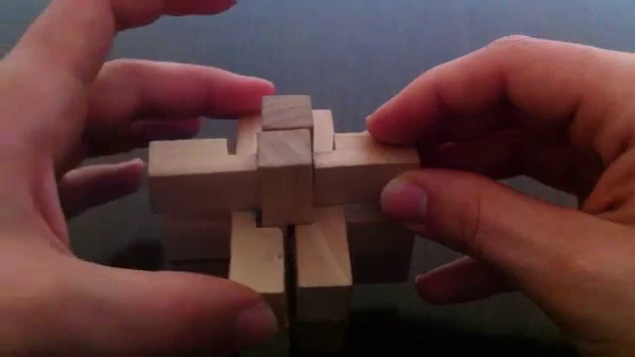 Wooden Magic Cube Puzzle Solution