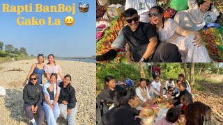 Rapti Khola Ma BanBoj 🧺/Picnic with Siblings ❤️🎉