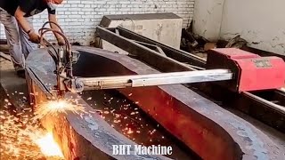 Incredible Production Processing Method You Cannot Ignore, Extremely Large Iron Cutting Machine