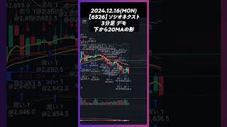 【6526】ソシオネクスト 下から20MAの形 #trading #株 #チャート分析 #デイトレ #投資 #個別株