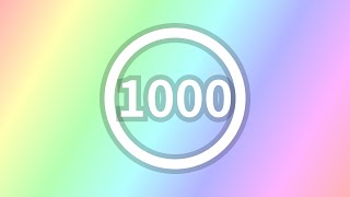 1000 seconds timer ‐ Countdown Circle Gradation