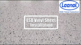 ESD PVC Floor Installation