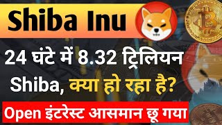 24 Hour में 8.32 Tln. Shib Open Interest आसमान छू गया | Shiba Inu Coin News Today | Price Prediction