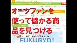 オークファンを使って儲かる商品を見つける方法ヤフオク落札から商品特性を読む