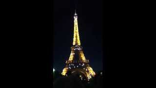 Sparkling Eiffel Tower at Night - Paris, France