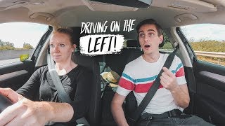 Americans FIRST TIME DRIVING In UK! (Bristol, England to Cotswolds - Road Trip Part 1)