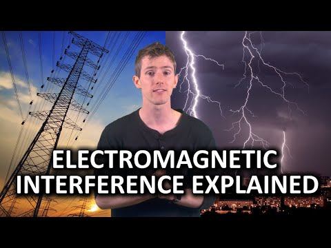 What is meant by electromagnetic interference?