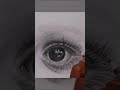 Eye Drawing with One Pencil #shorts #short #shortvideo #youtubeshorts #trendingshorts