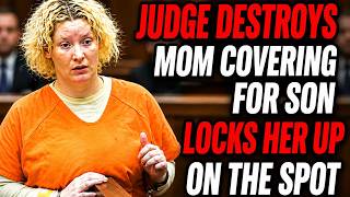 Judge DESTROYS Mom Covering for Son—LOCKS Her Up on the Spot