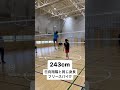 日向翔陽と同じ身長 フリースパイク ネット243cm バレーボール 小さな巨人 ハイキュー アニメ