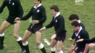1981 New Zealand Maori haka versus the Springboks