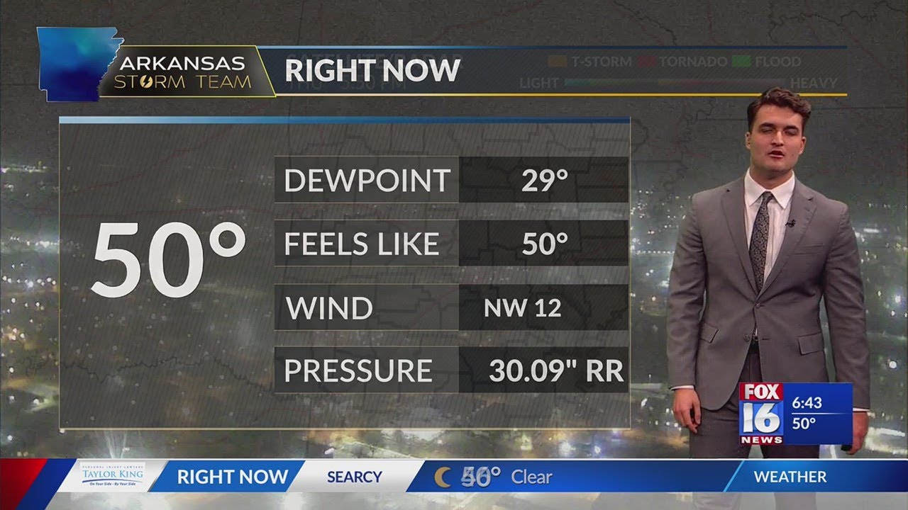 Arkansas Storm Team Forecast 1/19/2023: Weekend Showers, Snow Possible ...