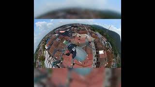 insta 360 onex2 fly with Dji mavic pro.