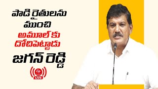 LIVE: పాడి రైతులను ముంచి.. అమూల్ కు దోచిపెట్టాడు జగన్ రెడ్డి || TDP Dulipalla Narendr