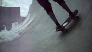 Buhl skatepark half pipe session January