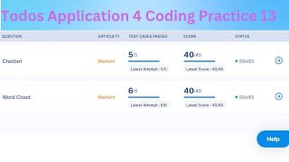 Todos Application 4 | Coding Practice 13 Answers JavaScript | NxtWave | Intensive 2.0 | No Audio