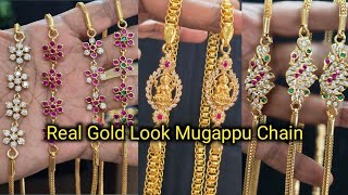 Impon Mugappu Chain Collection 7010041418 #fashion #jewellery #onlineshopping #bridal