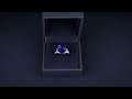 untreated kashmir sapphire ring by bulgari 11.42 carats m.s. rau