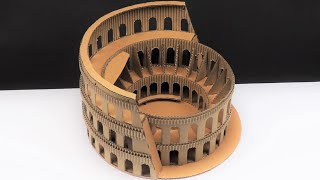 Diy | How To Make The Rome Colosseum From Cardboard At Home