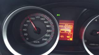 Mitsubishi Lancer 1.5 80 KW 109 PS acceleration 0-170 km/h