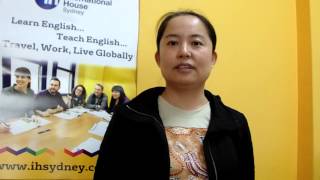 International House Sydney Testimonial 2014-TESOL (Chinese)