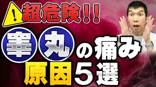 【超危険！】アソコが急に痛くなる！睾丸（精巣）痛の原因5選【泌尿器科医が解説】