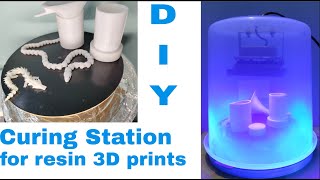 DIY Curing Station for 3D resin prints | Hindi