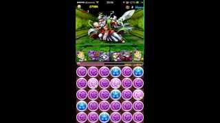 【パズドラ】　～ゼウス・ディオス降臨！～　究極ベジータ　PT