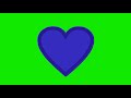 blue heart animation green screen free no copyright