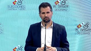 #ElDebateCyLTV | Rueda de prensa del candidato del PSOE Castilla y León, Luis Tudanca