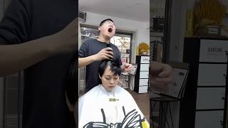 Barber's Big Mistake Leaves Girl Bald! 😅 #shorts