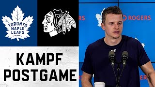 David Kampf Post Game | Chicago Blackhawks @ Toronto Maple Leafs - December 11, 2021