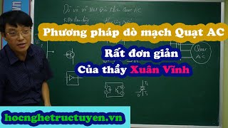 Phương pháp dò mạch Quạt AC rất đơn giản nếu bạn đã được học hết các dạng mạch của nó.