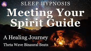 Meet Your Spirit Guide Sleep Meditation ~ A Healing Journey (432 Hz Binaural Beats)