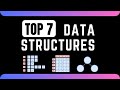 Top 7 MOST Asked Data Structures for Interviews - Python Examples - Leetcode Questions