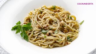 Espaguetis al pesto de limón: La receta de pasta de Joseba Arguiñano con la que todos querrán más