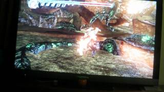 忍者龍劍傳2 龍跌落在熔岩 NInja Gaiden 2 Dragon drop down on the Lava