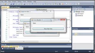 Visual Basic Tutorial 98 Showing Multiple Forms ‏
