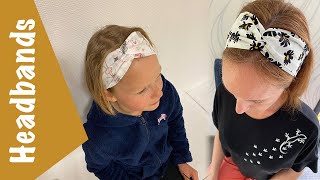 Tuto Couture :  Un HeadBand Mère/Fille