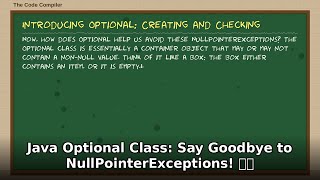 Java Optional Class: Stop NullPointerExceptions! 🚫🛡️ Master Java Null Safety (Intermediate Tutorial)