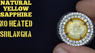 #SOLDOUT🔴NATURAL‼️ YELLOW SAPPHIRE‼️ 7.87CT❗ SRILANGKA❗ @lusterloop